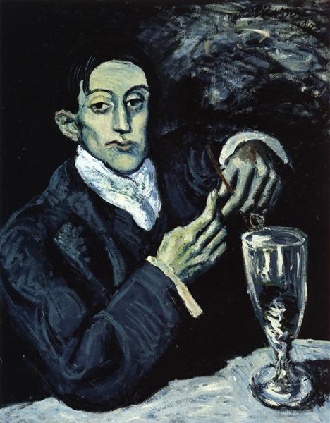 Picasso The Absinthe Drinker Portrait Of Angel Fernandez De Soto